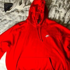 Red Nike Hoodie